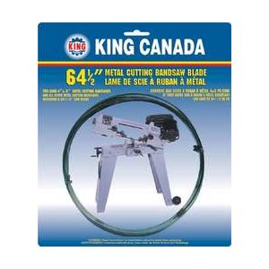 KBB-115-10 - 64-1 / 2" x ,025" 1 / 2" -10 TPI Metal Cutting Bandsaw Blade - KING CANADA