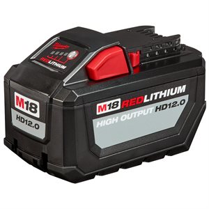 48-11-1812 - M18 REDLITHIUM HIGH OUTPUT HD12.0 BATTERY PACK - MILWAUKEE